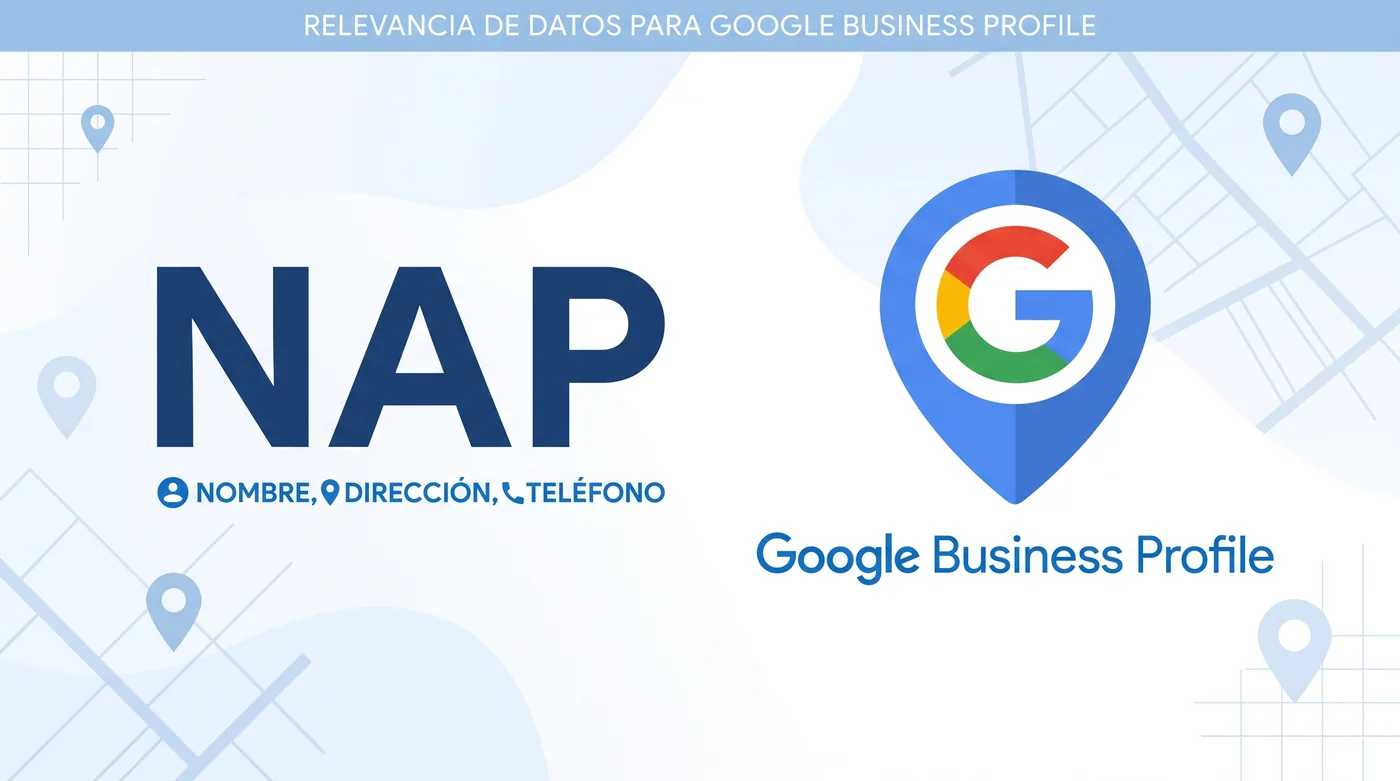 Gráfico sobre la relevancia del NAP (nombre, dirección y teléfono) para Google Business Profile