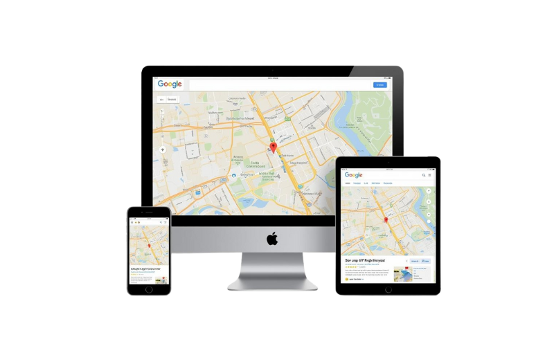 mockup google maps